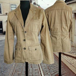 EDDIE BAUER Tan/Casual Blazer Size 8 Petite